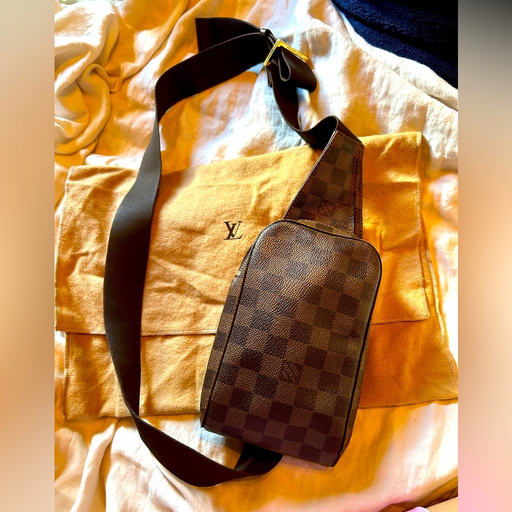 Authentic Lv Geronimo Damier Ebene - image 1